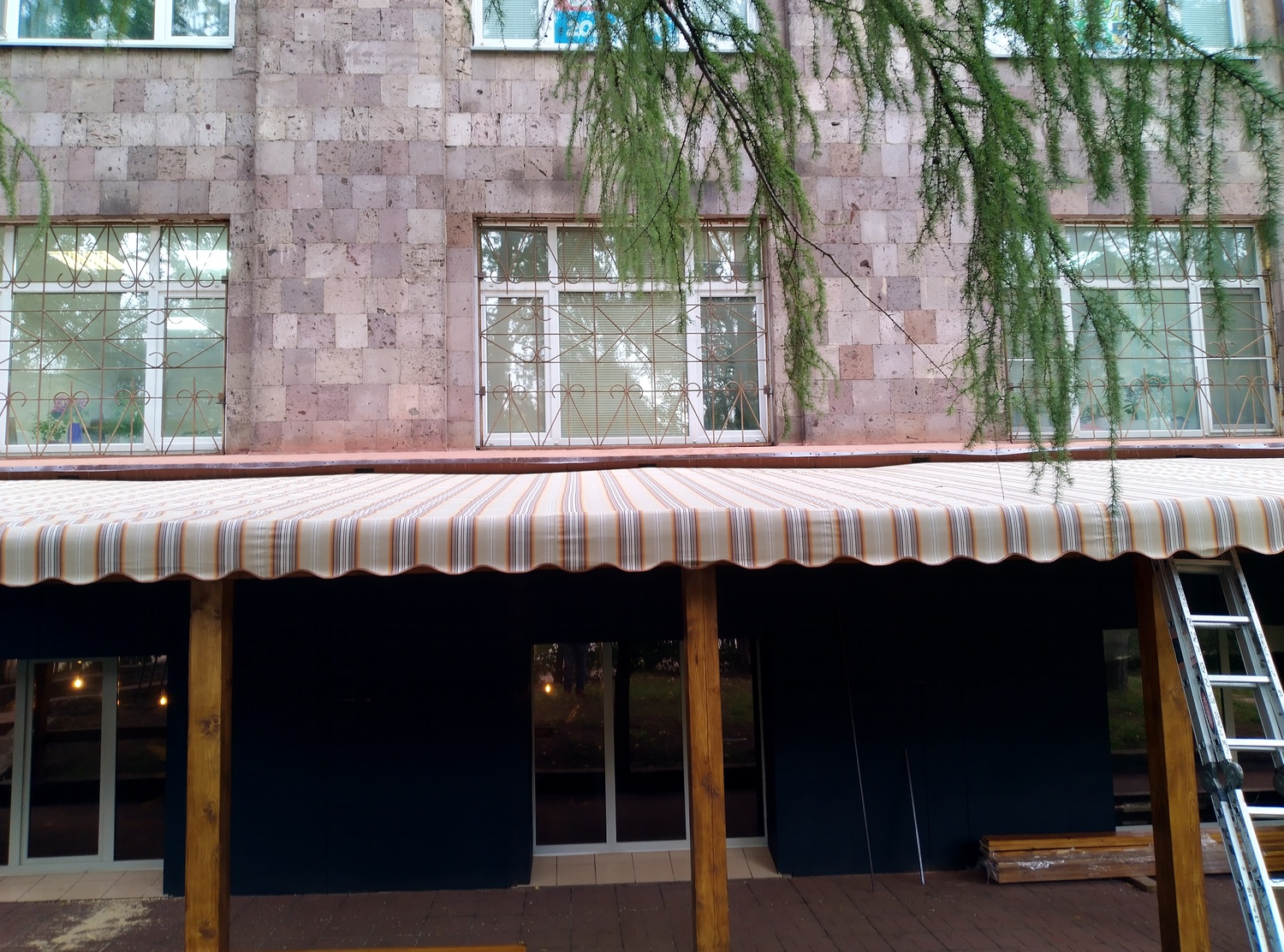 Отшыв тентов для террас 